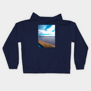 Beautiful landscape view of the river Kids Hoodie